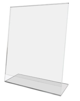Acrylic Sign holder (Single doc) (Eaches)