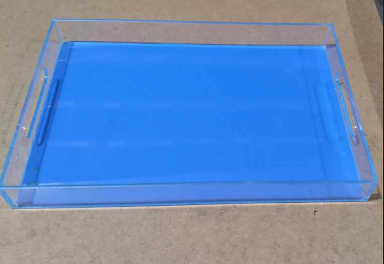 Blue Decorative Tray (Eaches)