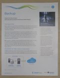 CloudWave and BlueOrange Cobranded - Backup Datasheet (Dated 10/25) (Eaches)