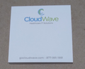 CloudWave sticky notes (Healthcare IT Solutions) w/URL and phone# (Eaches)