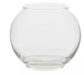 Large glass round vase (Eaches)
