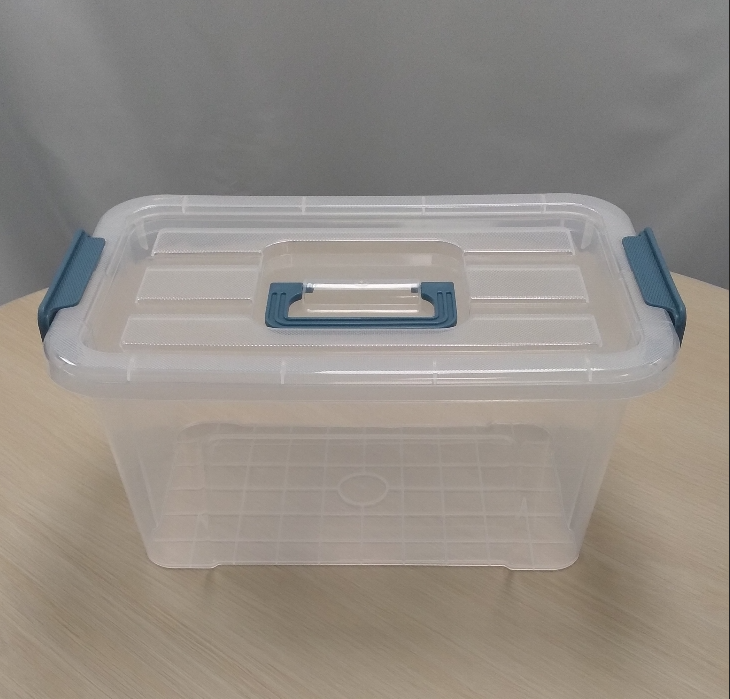 7qt Clear Storage Bin w/Lid for  (Office Supply Kits) (Eaches)