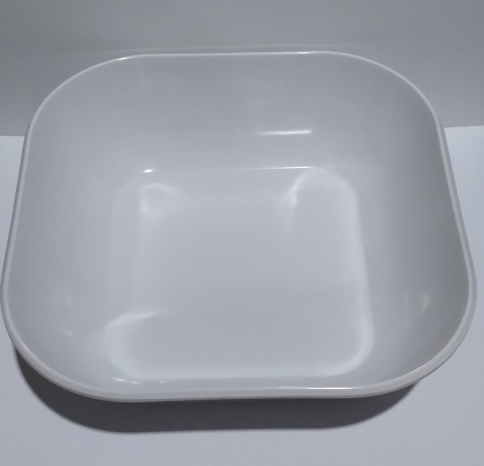 White Square Melamine Bowl (Eaches)