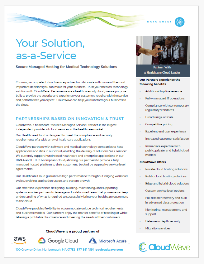 Your Solution as a Service Datasheet (Eaches)