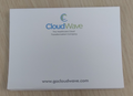 CLW085, CloudWave sticky notes (The Healthcare Cloud Transformation Company) w/URL (Eaches)