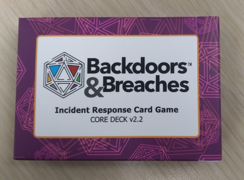 Backdoors & Breaches (Incident Response Gard Game Core Deck V2.2) Deck of Cards (Eaches)