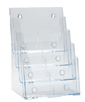 Acrylic Four Tier Brochure Holder (Eaches)